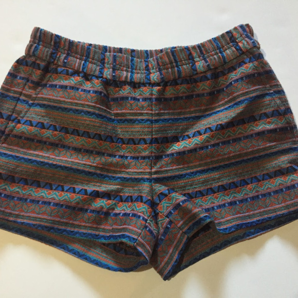 J Crew Jacquard Boardwalk Shorts Size 0 - Picture 2 of 3